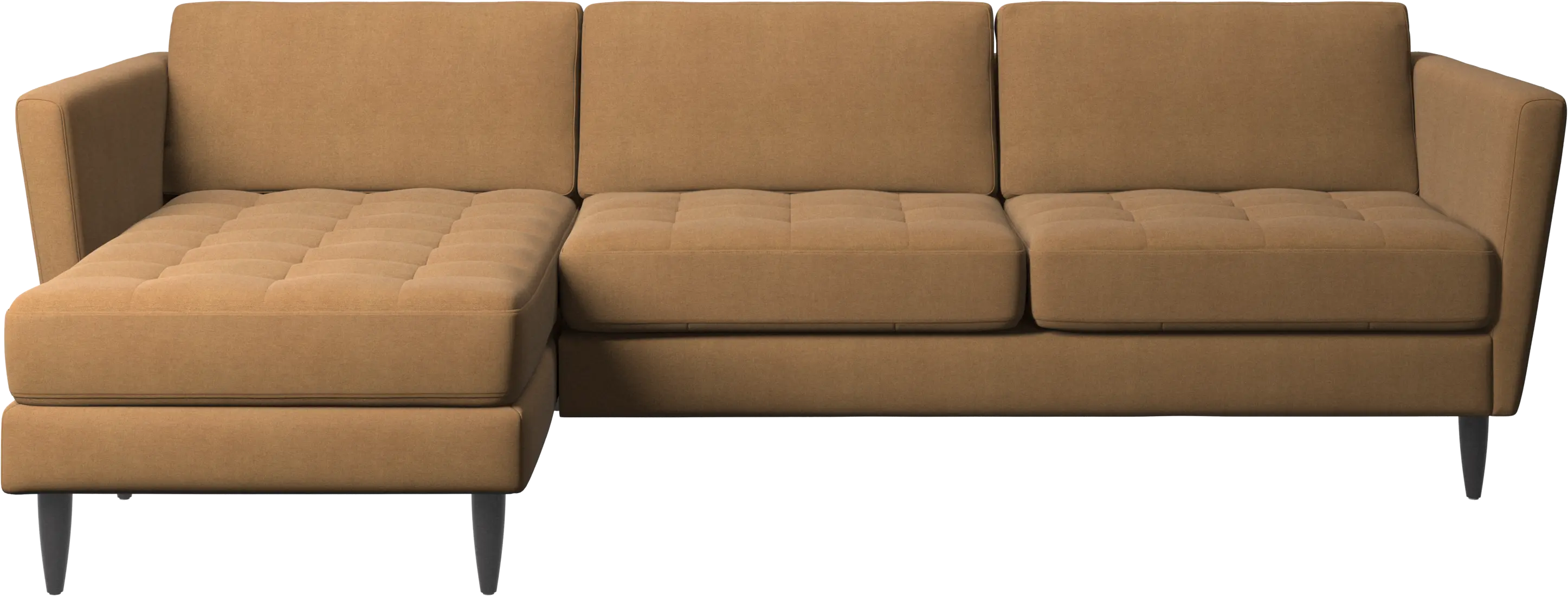 Osaka sofa with resting unit, tufted seat