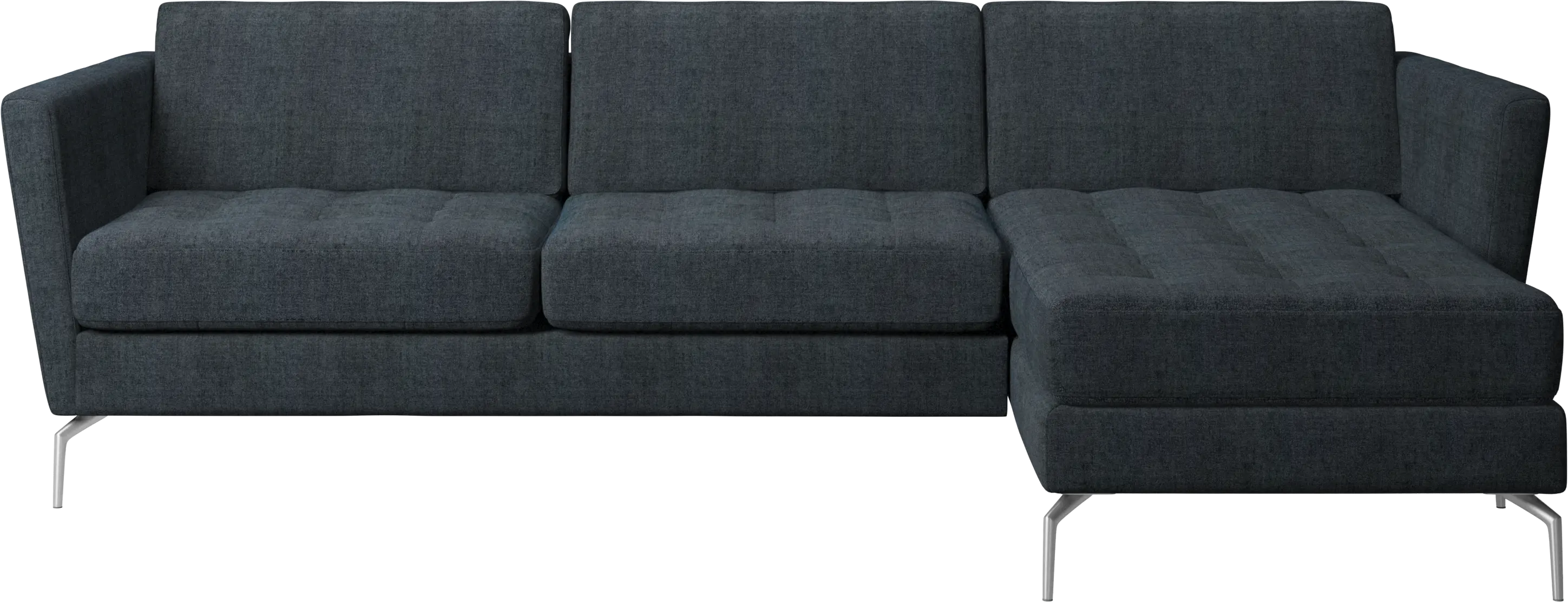 Osaka sofa with resting unit, tufted seat