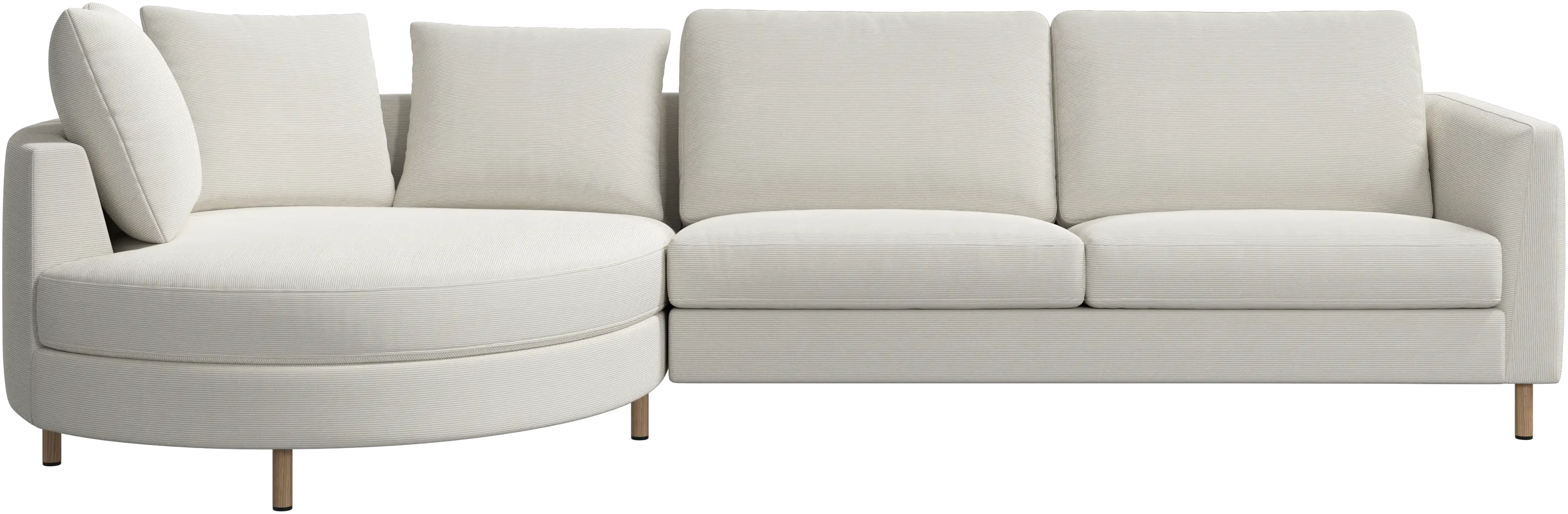 Indivi sofa with chaise longue left