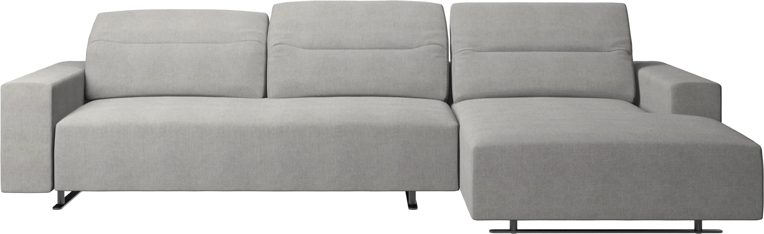 Hampton sofa with adjustable back and resting unit left side
