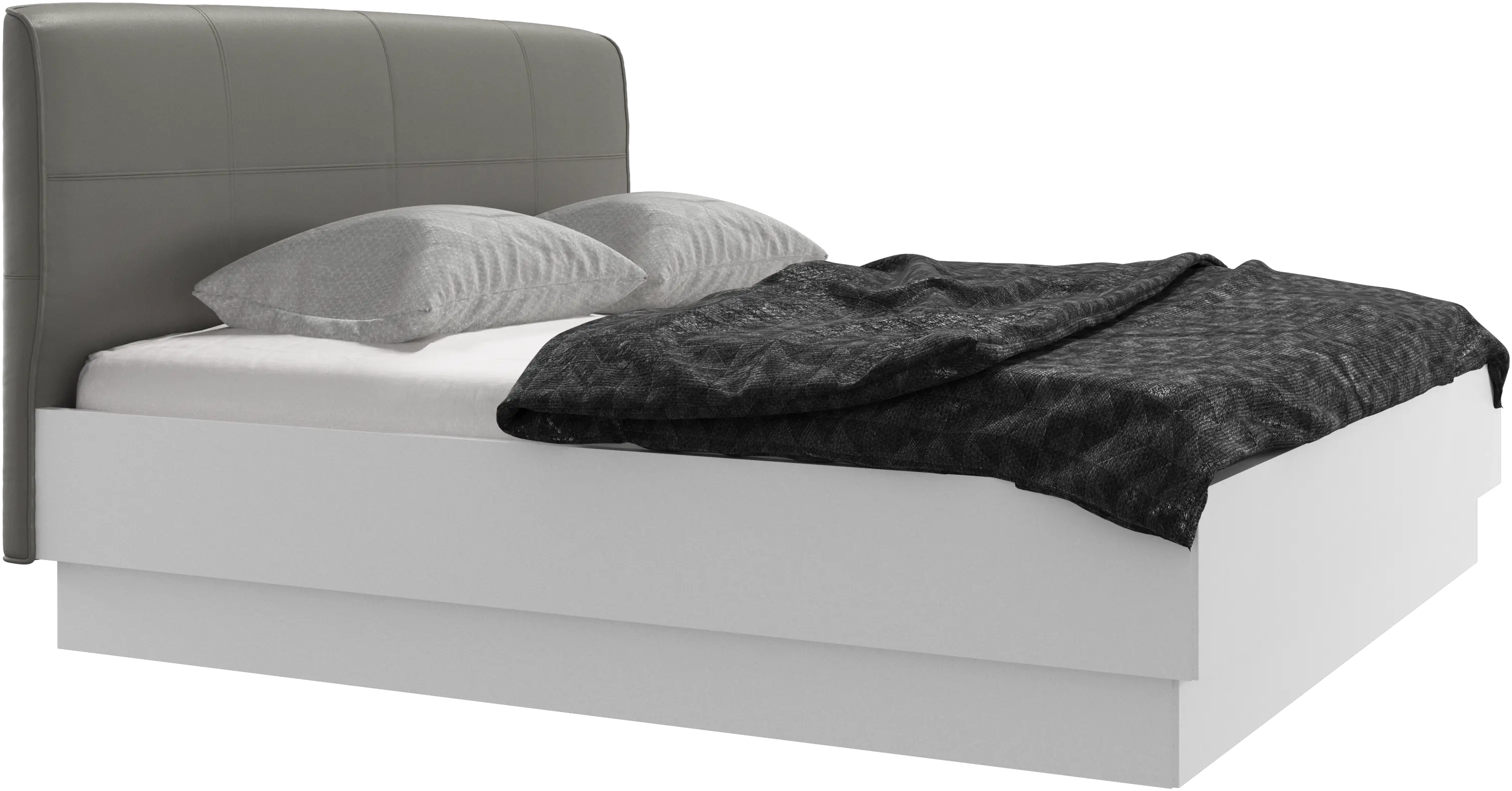 Houston, upholstered bed with storage
