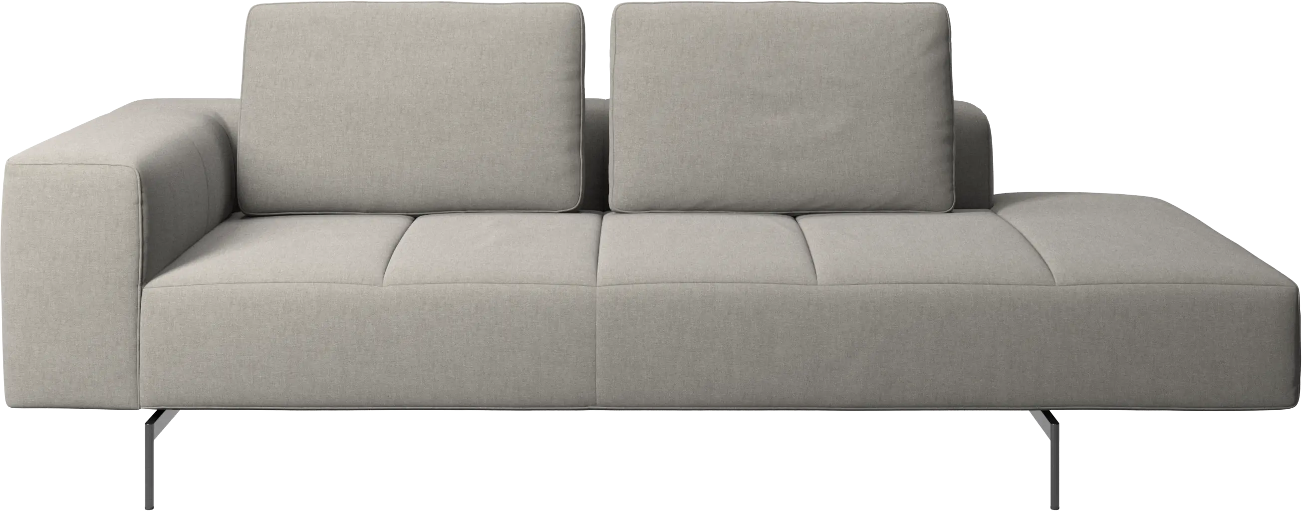 Amsterdam resting module for sofa, armrest left, open end right