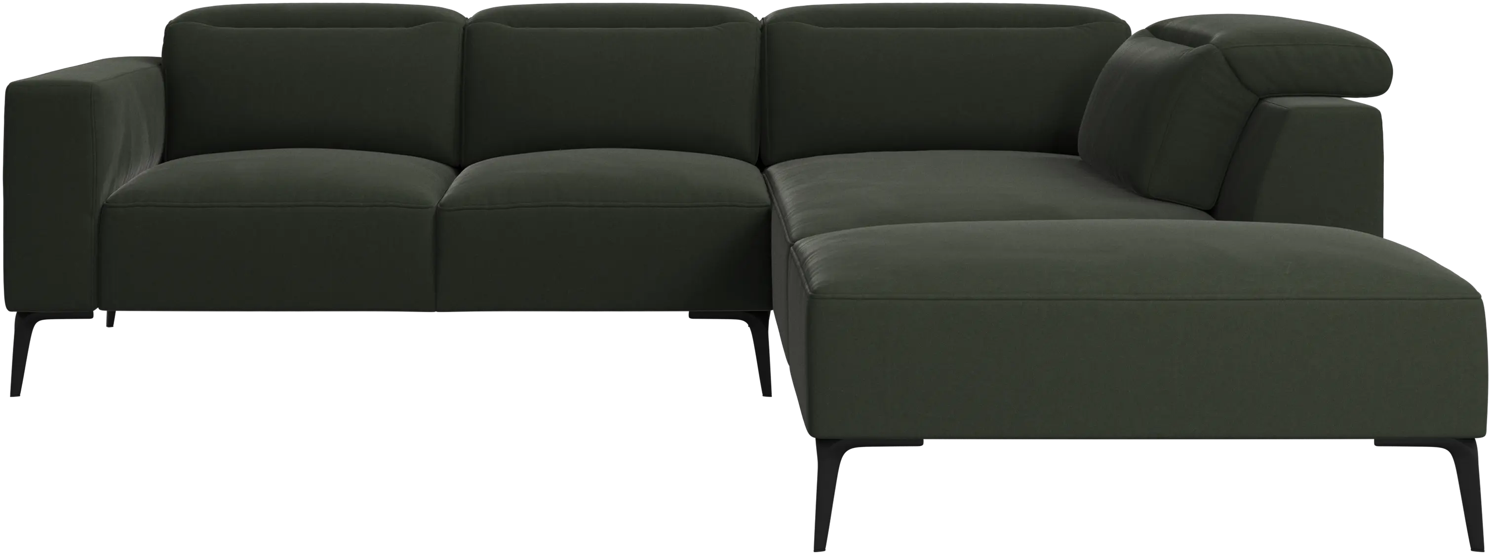 Zürich corner sofa with lounging unit