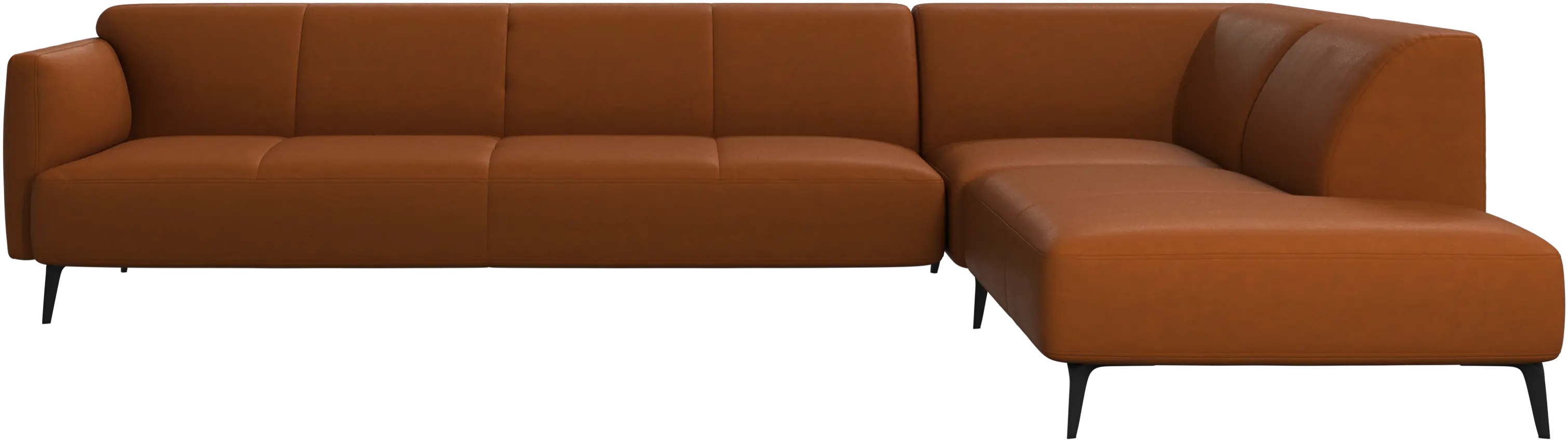 Modena corner sofa with lounging unit