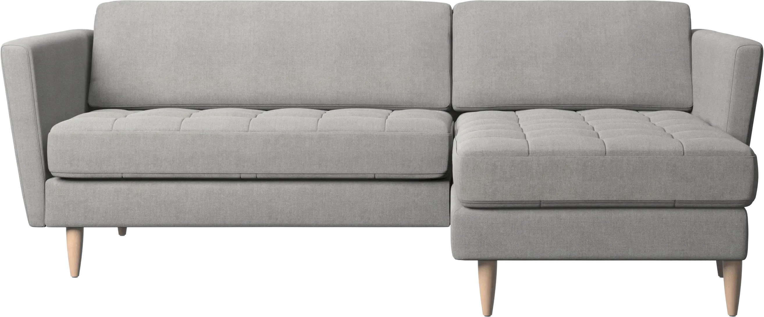 Osaka sofa with resting unit, tufted seat