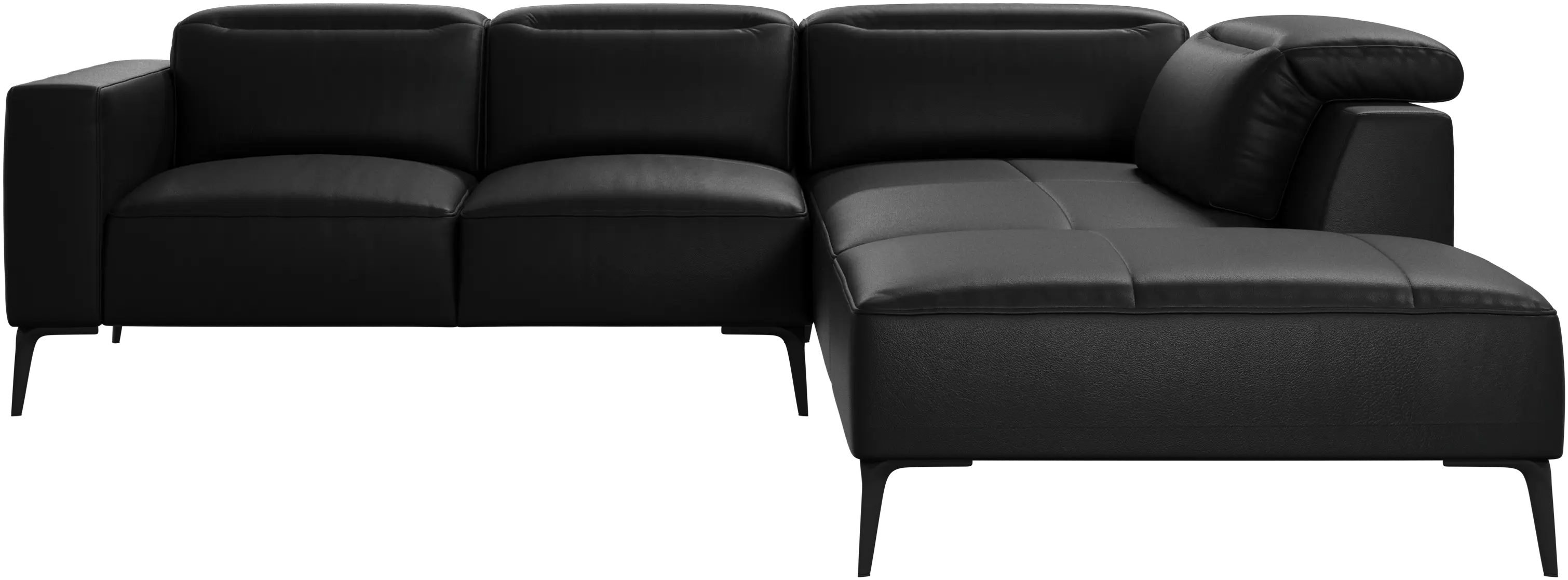 Zürich corner sofa with lounging unit