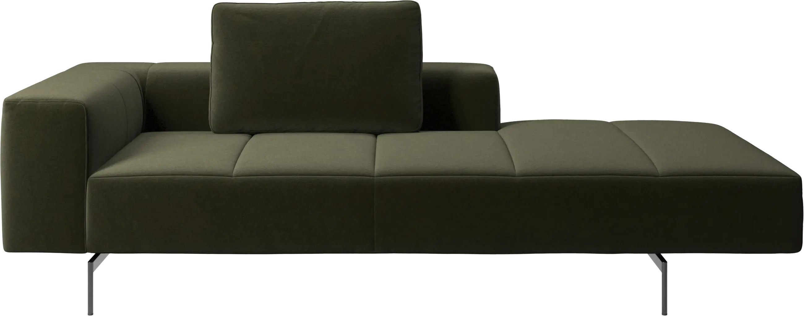 Amsterdam Iounging module for sofa, armrest left, open end right
