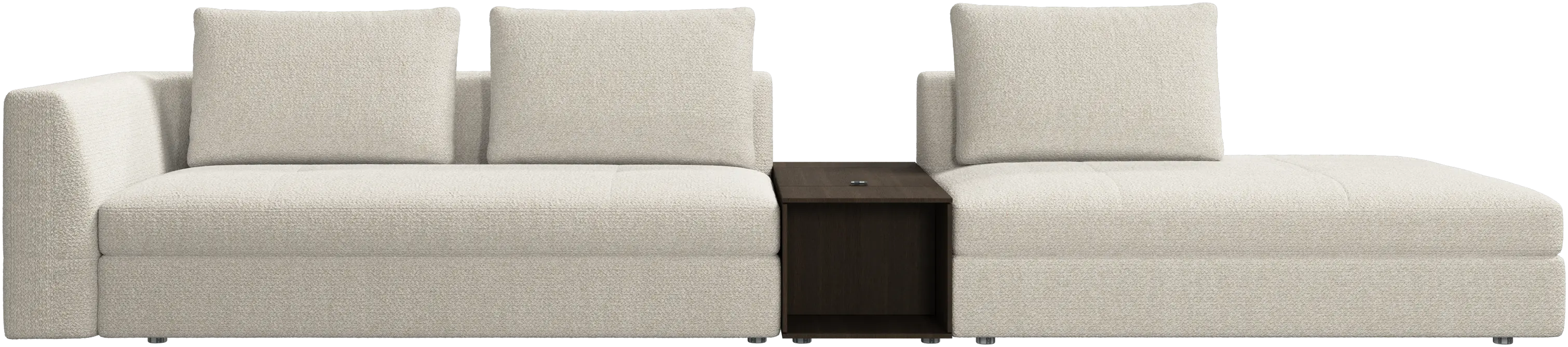 Bergamo 3 seater lounge sofa with storage