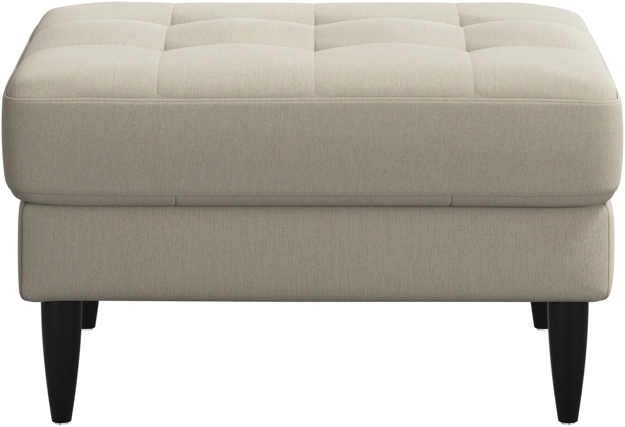 Osaka footstool, tufted seat