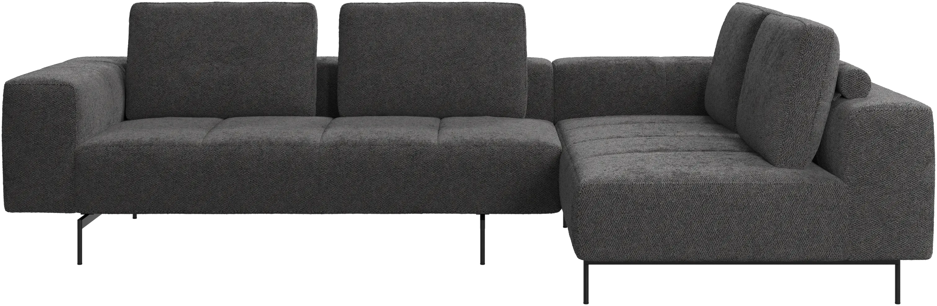 Amsterdam corner sofa with lounging unit