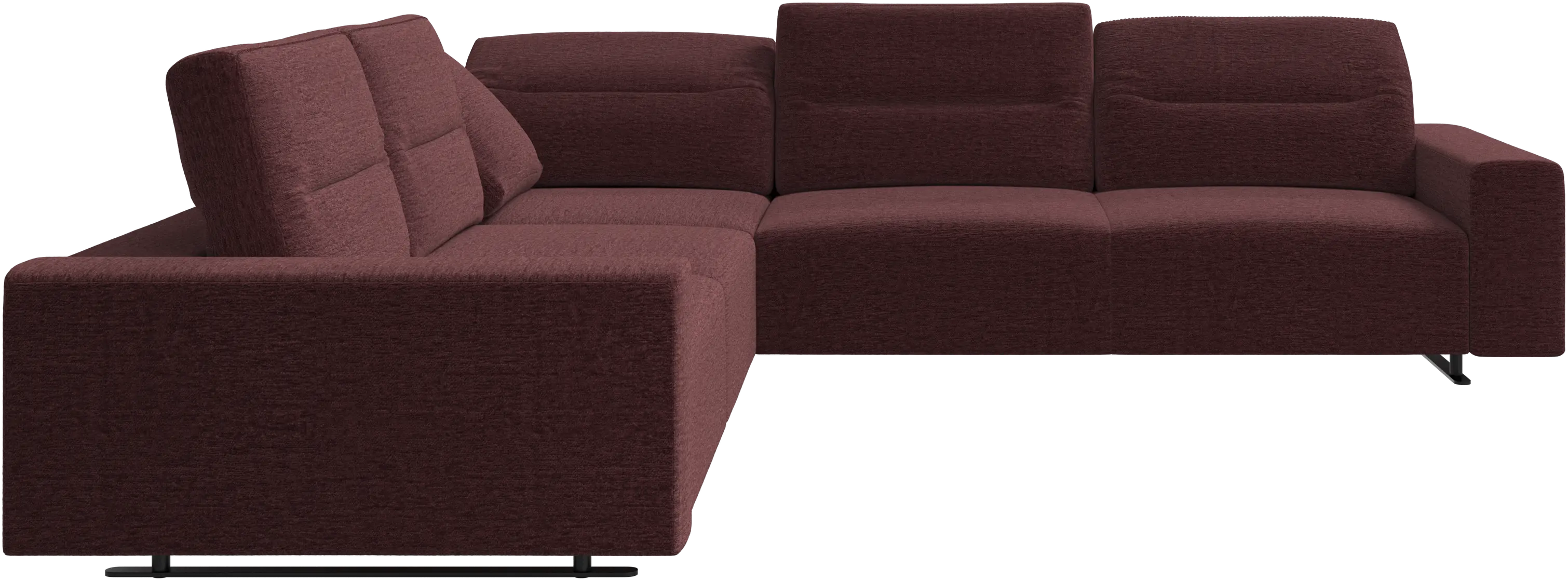 Hampton corner sofa with adjustable back