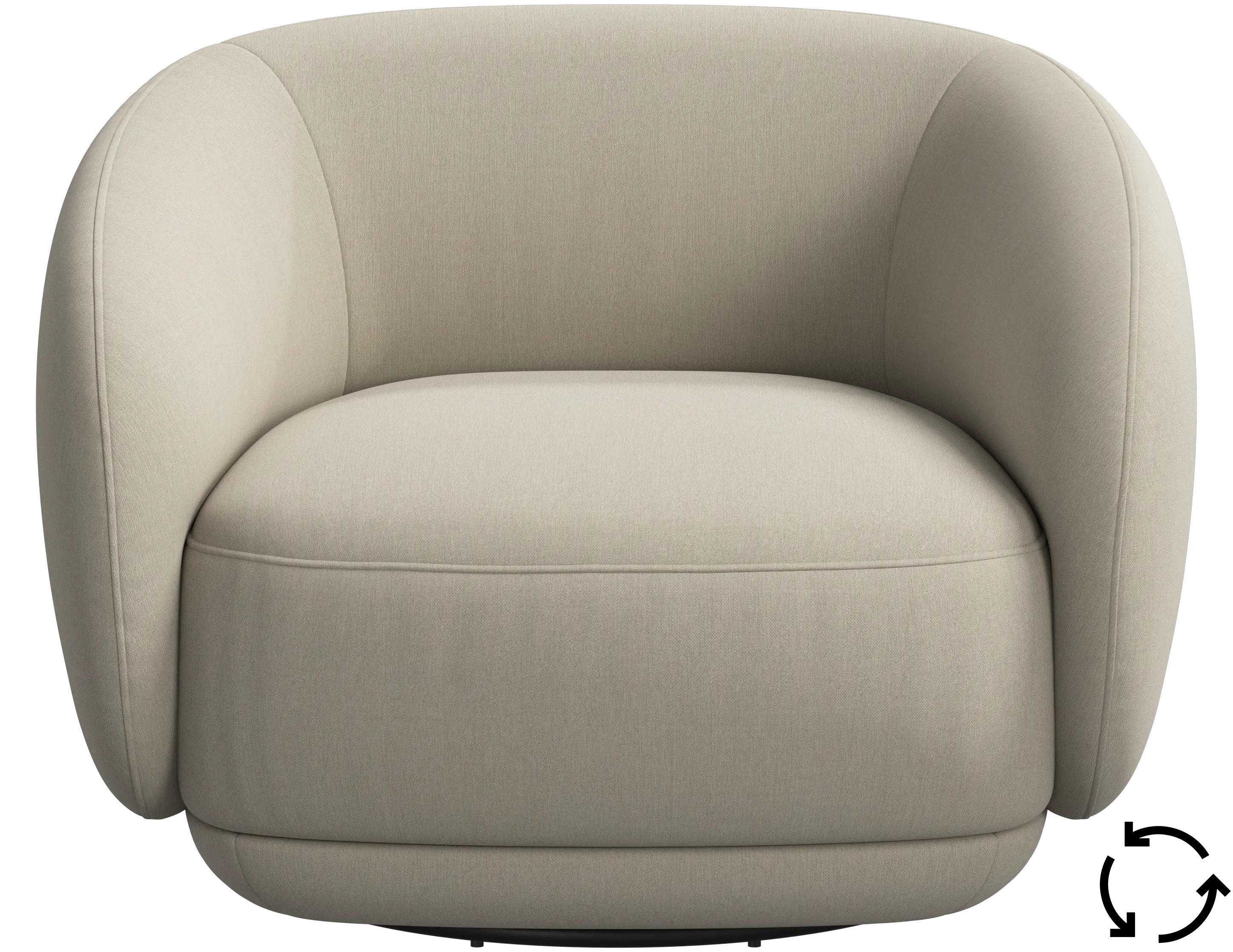 Bolzano chair with swivel base