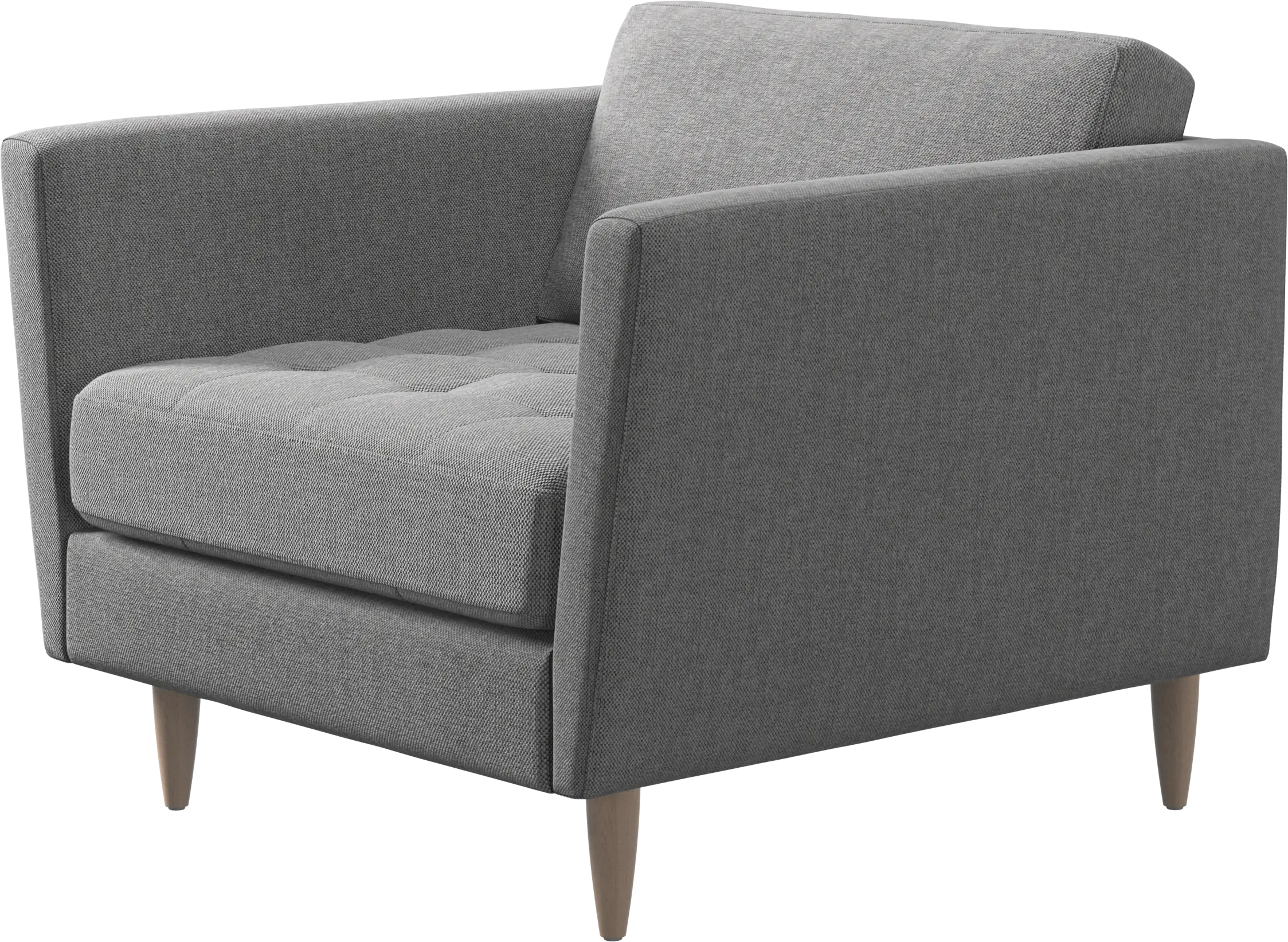 Osaka chair, tufted seat