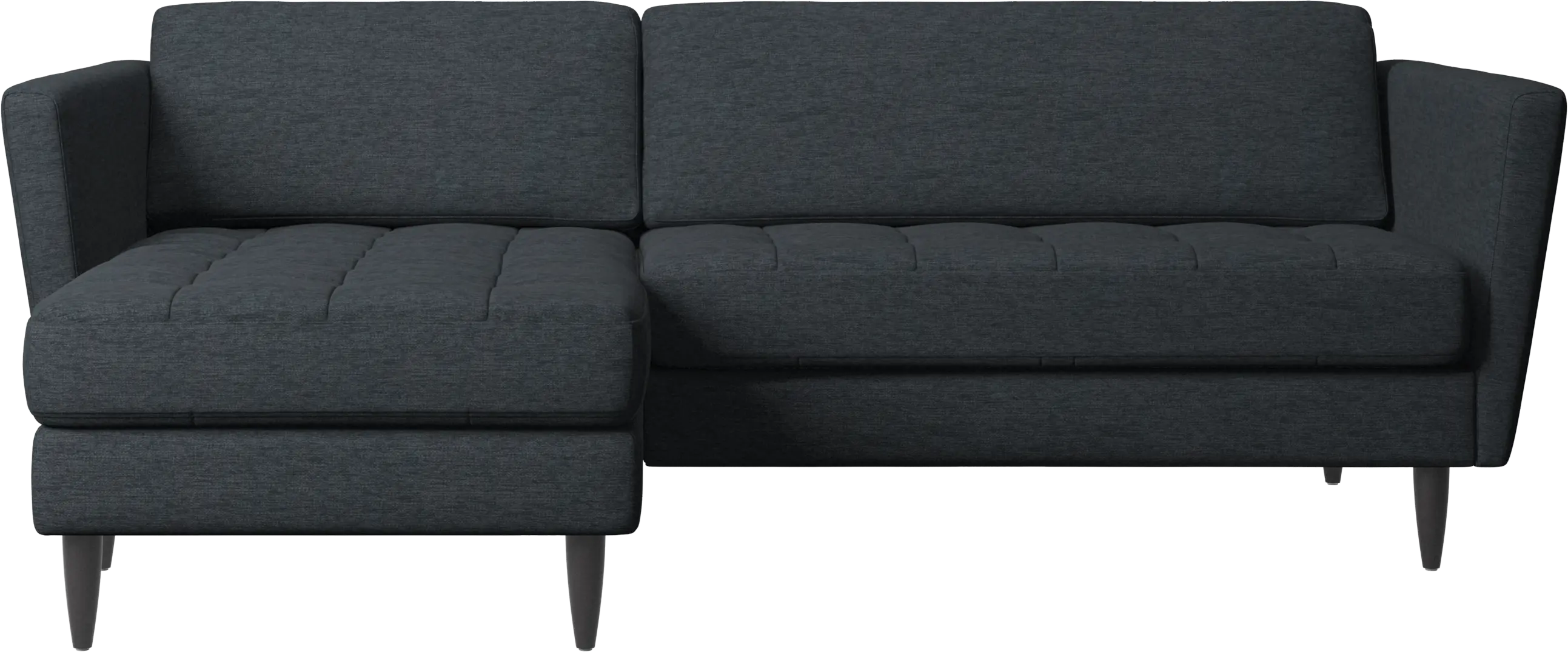 Osaka sofa with resting unit, tufted seat