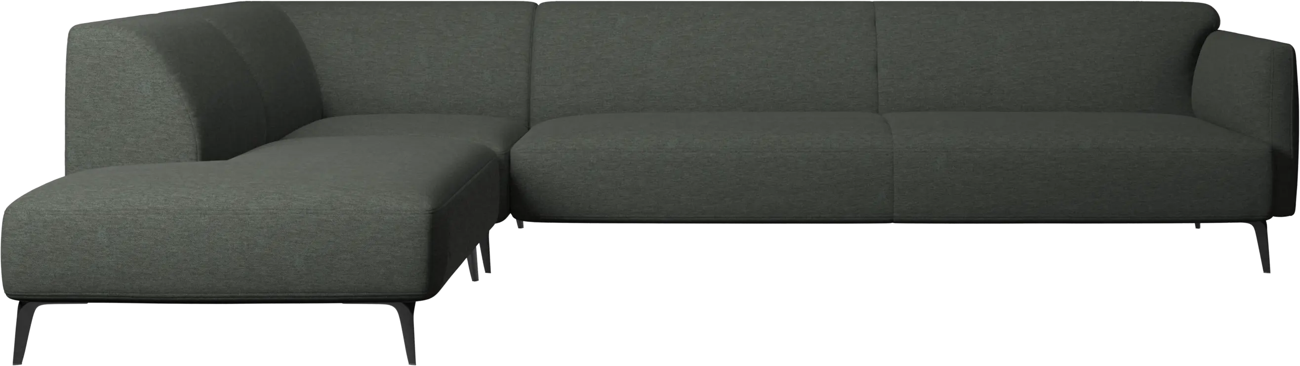 Modena corner sofa with lounging unit