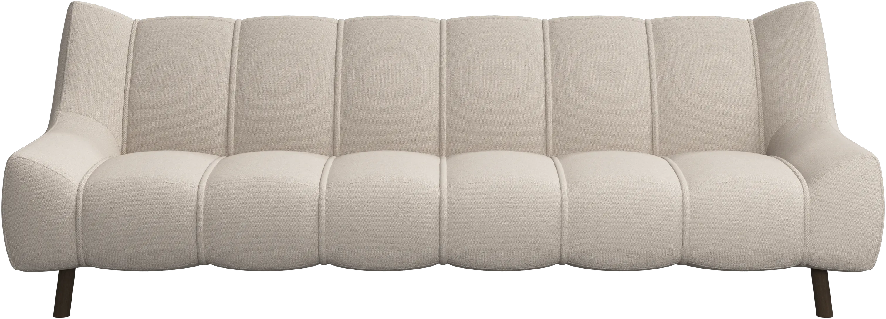 Nawabari 3 seater sofa, wooden leg