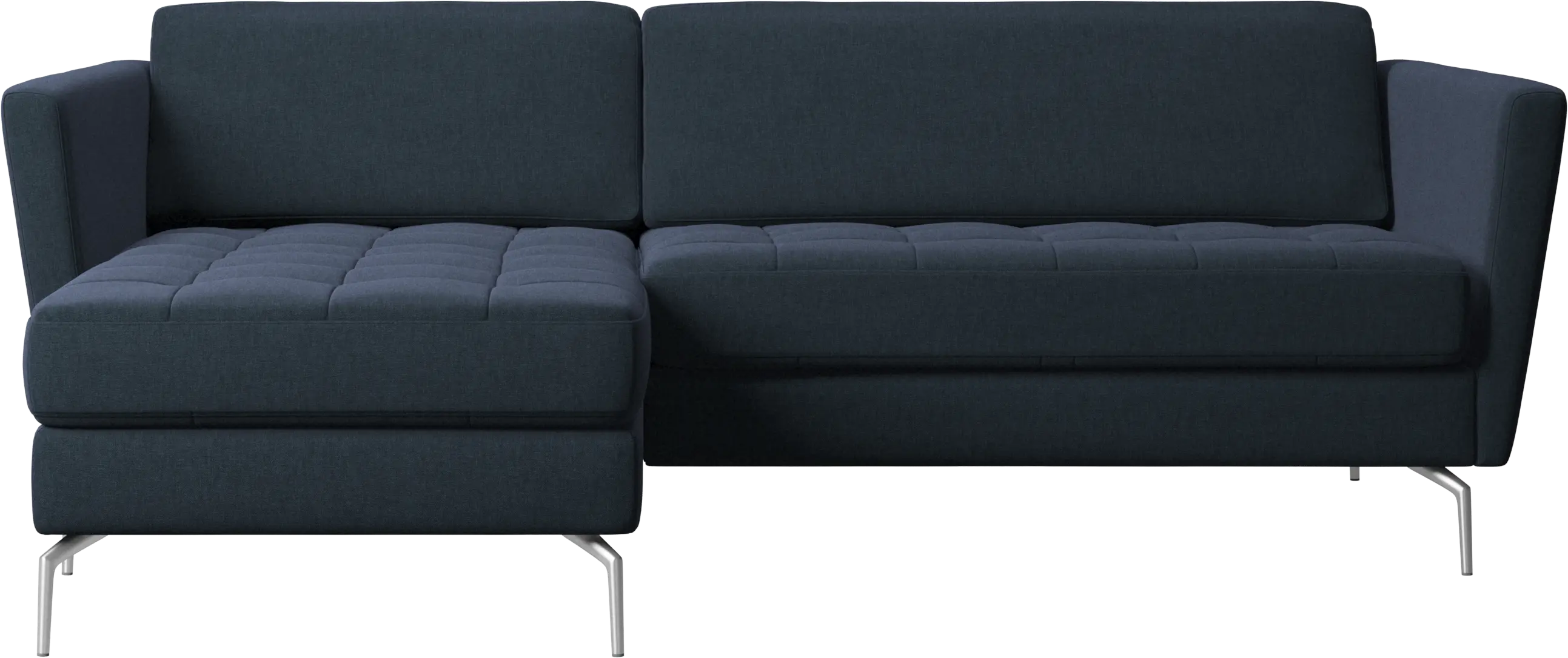 Osaka sofa with resting unit, tufted seat
