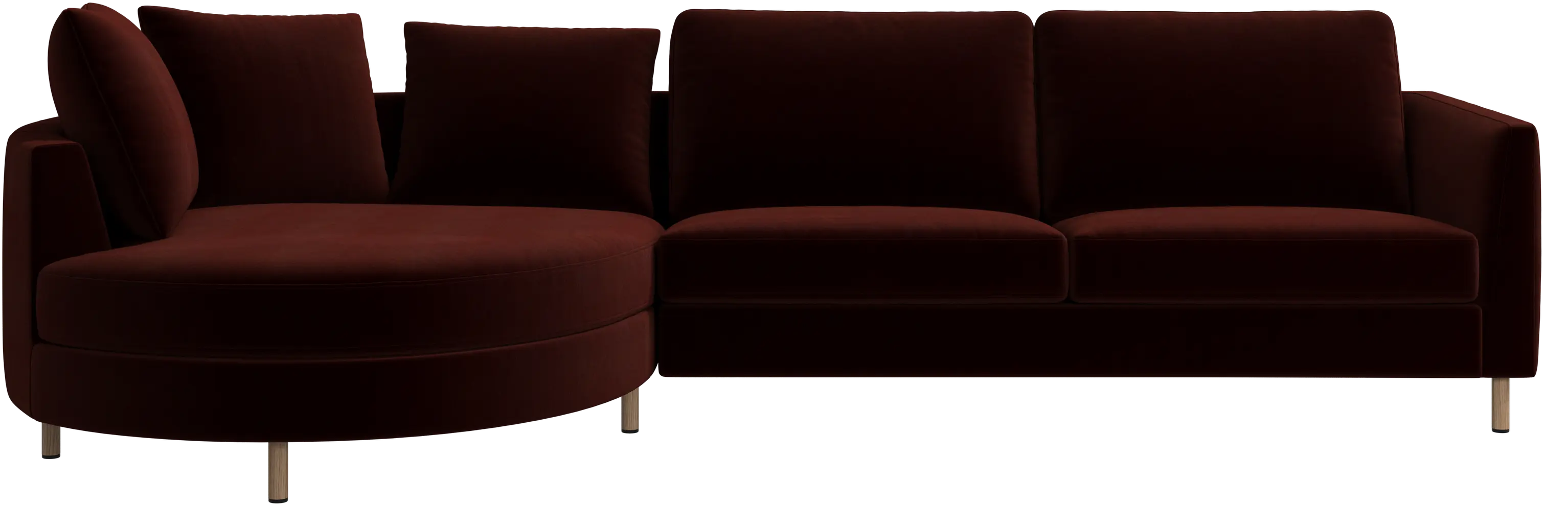 Indivi sofa with chaise longue left
