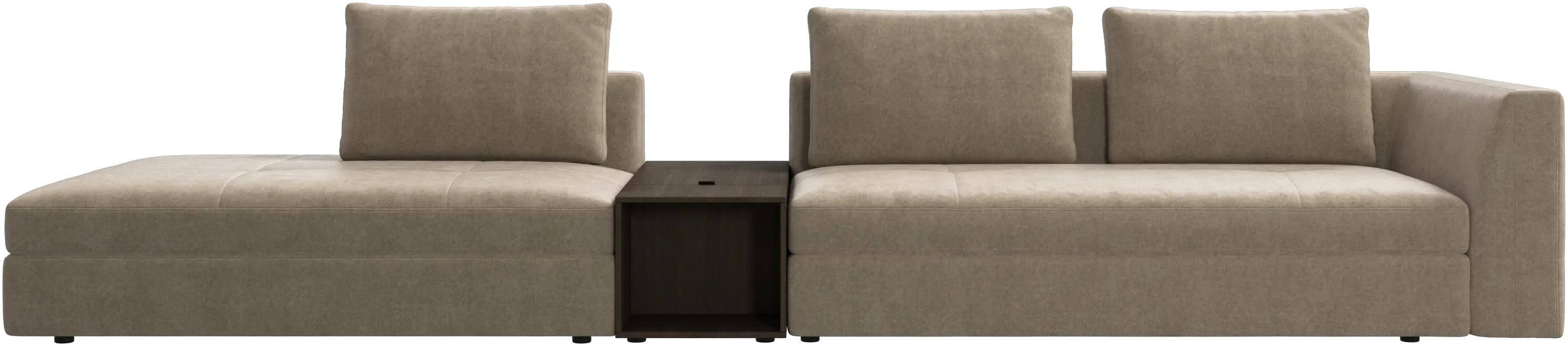 Bergamo 3 seater lounge sofa with storage