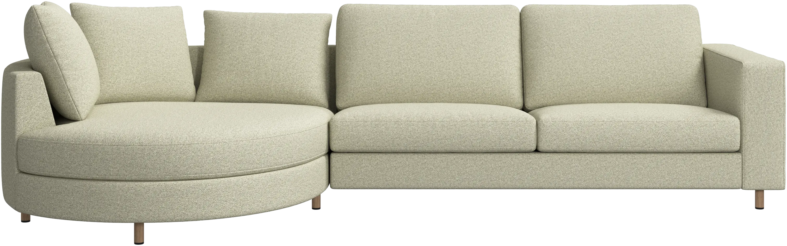 Indivi sofa with chaise longue left