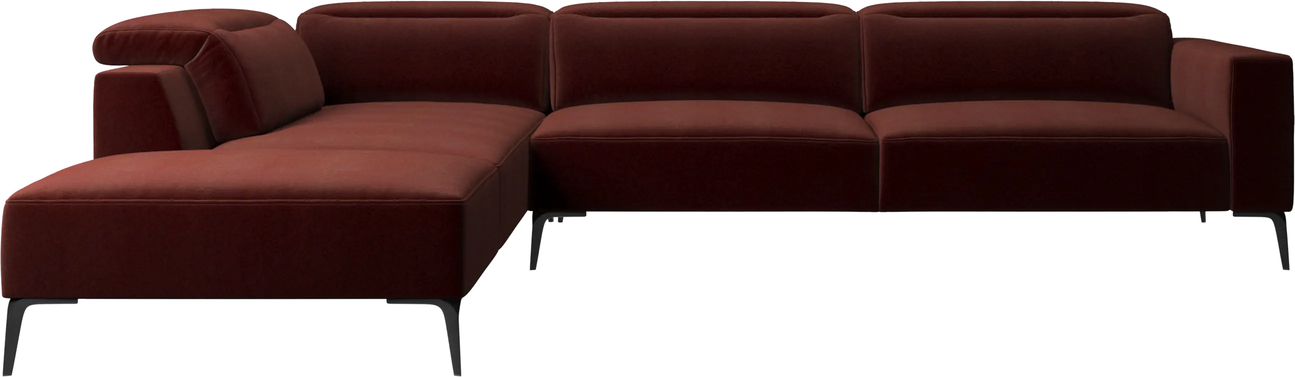 Zürich corner sofa with lounging unit