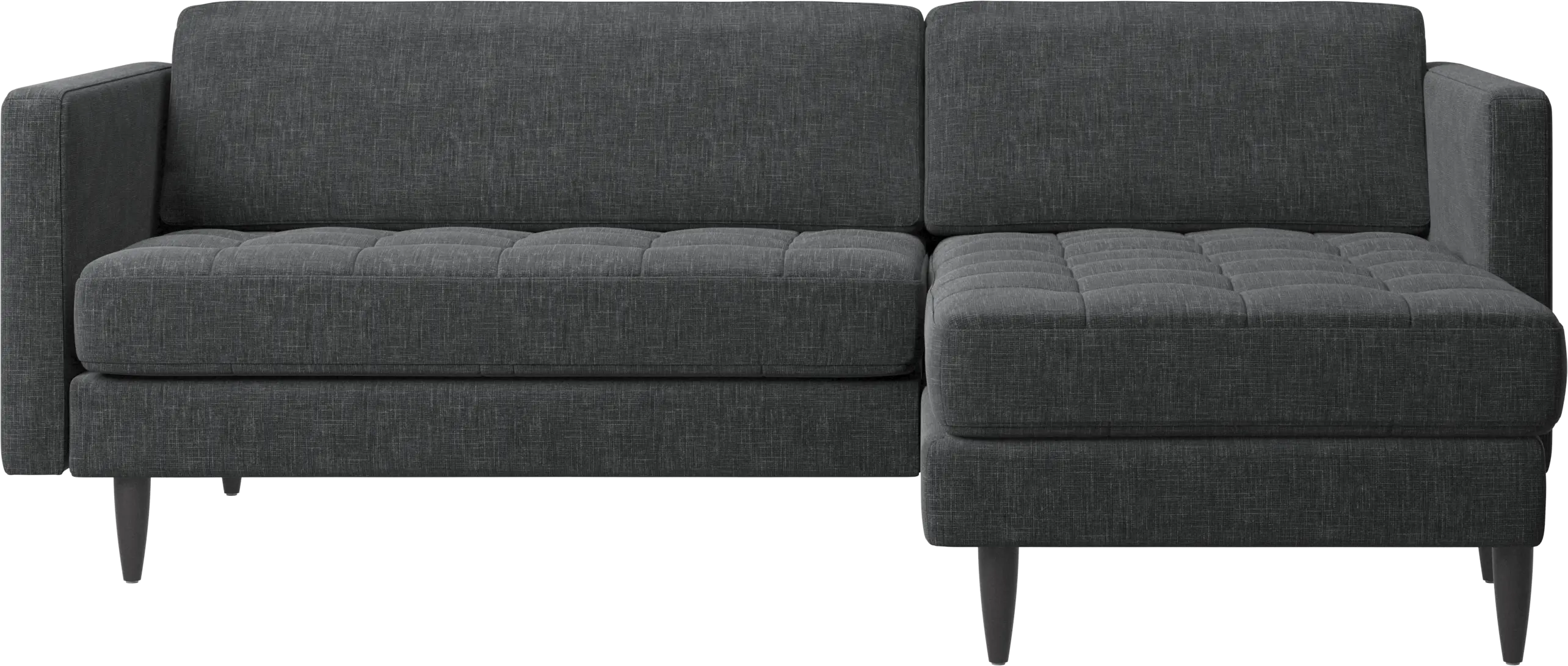 Osaka sofa with resting unit, tufted seat