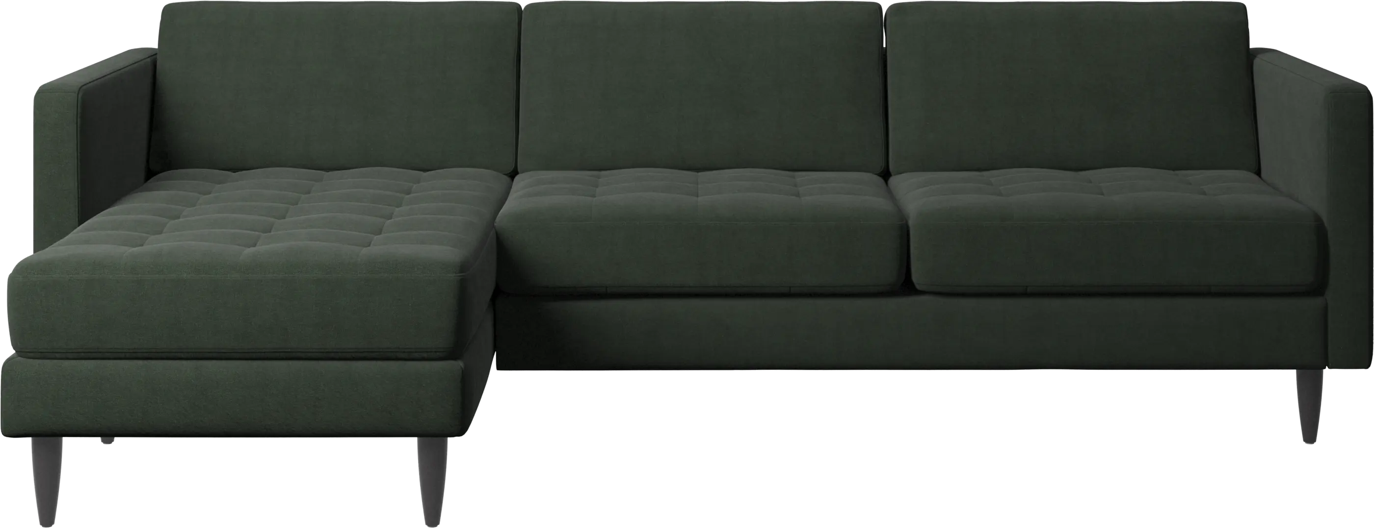 Osaka sofa with resting unit, tufted seat