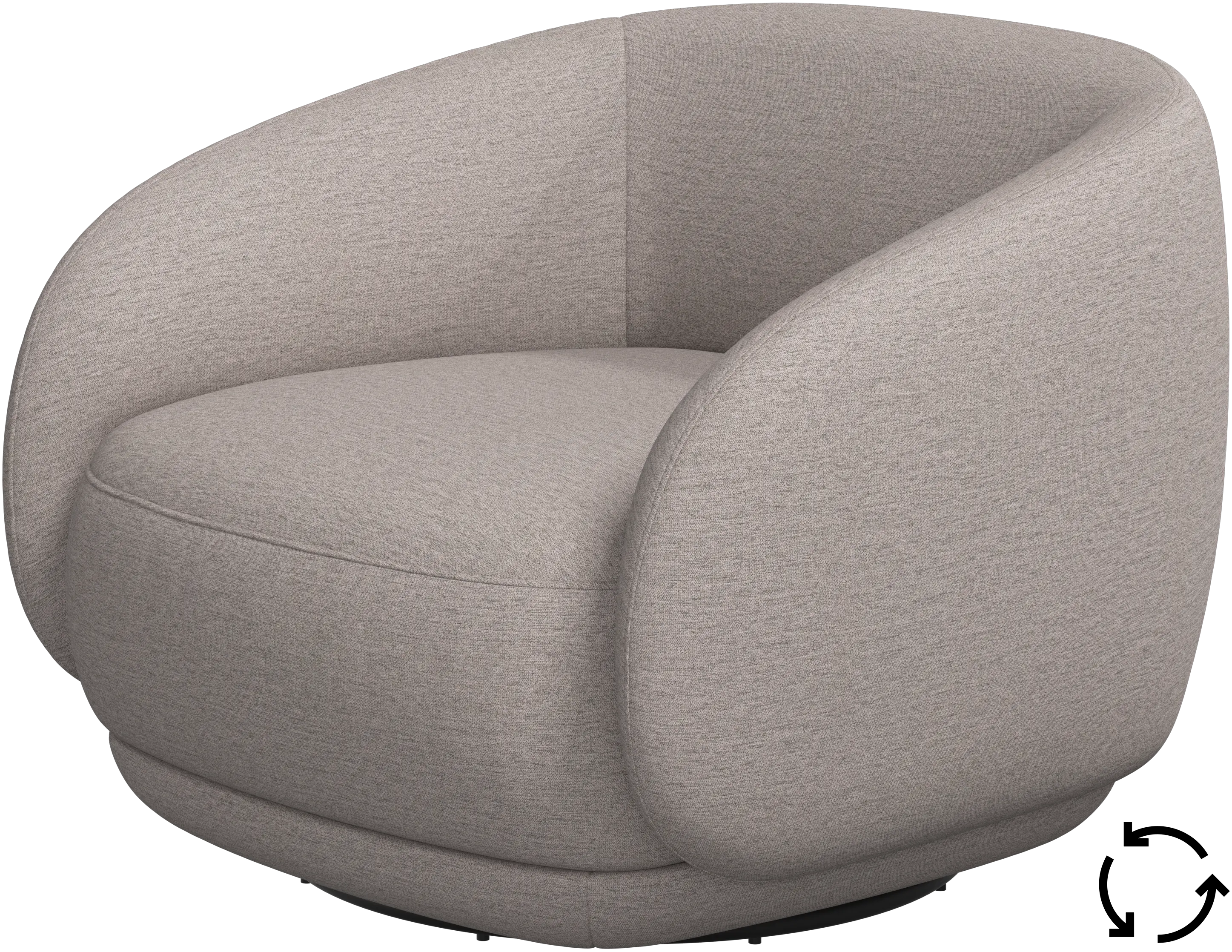 Fauteuil Bolzano avec fonction pivotante