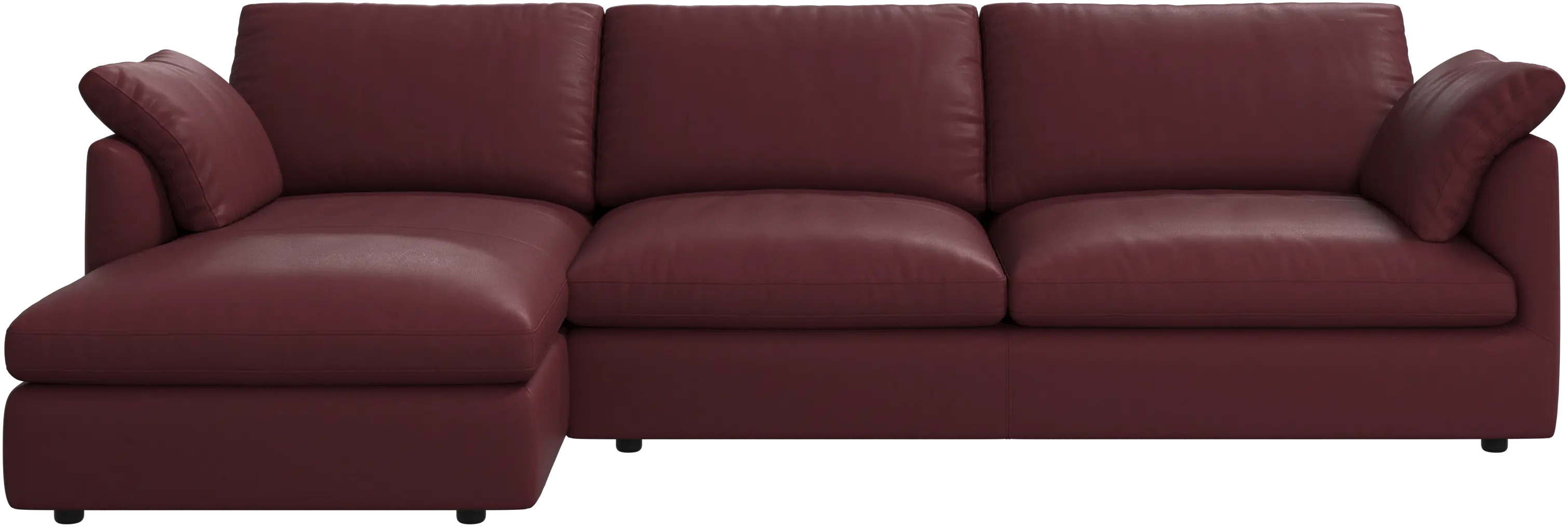 Milano sofa with chaise longue left