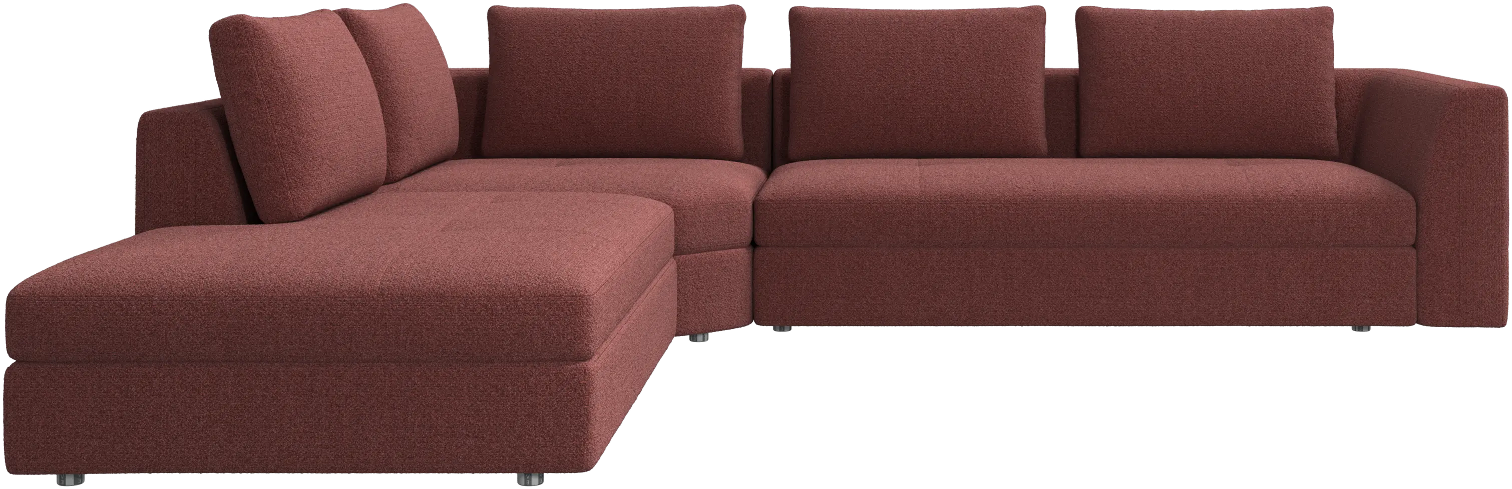Bergamo hjørnesofa med loungemodul