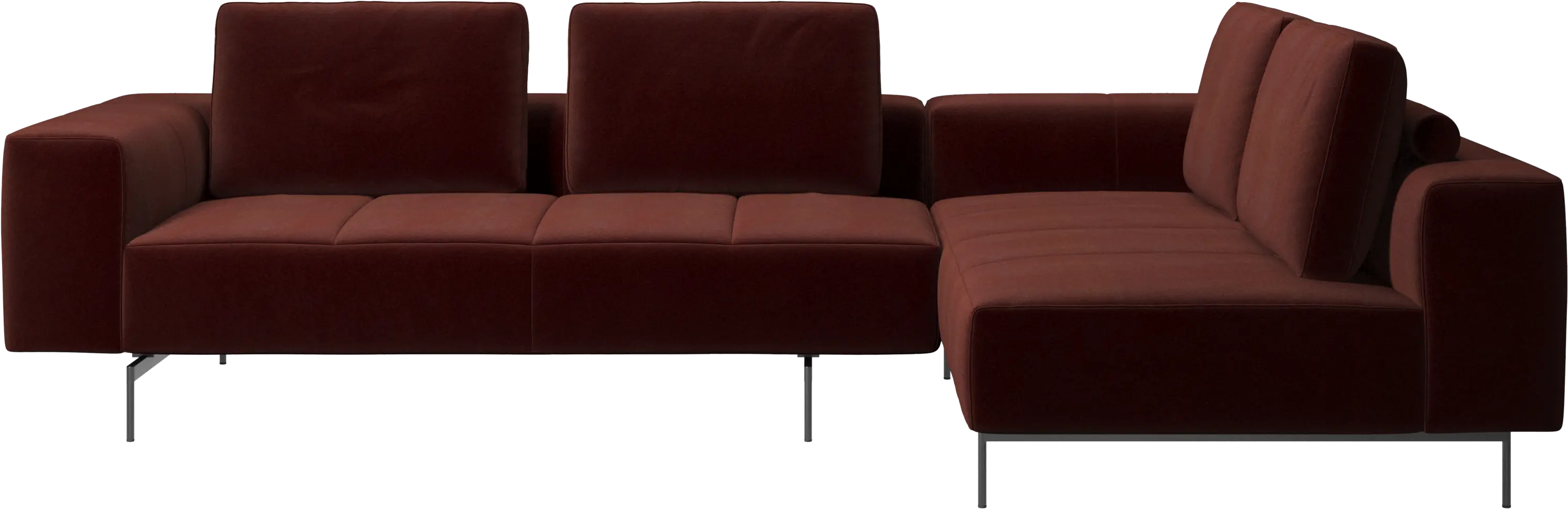 Amsterdam corner sofa with lounging unit
