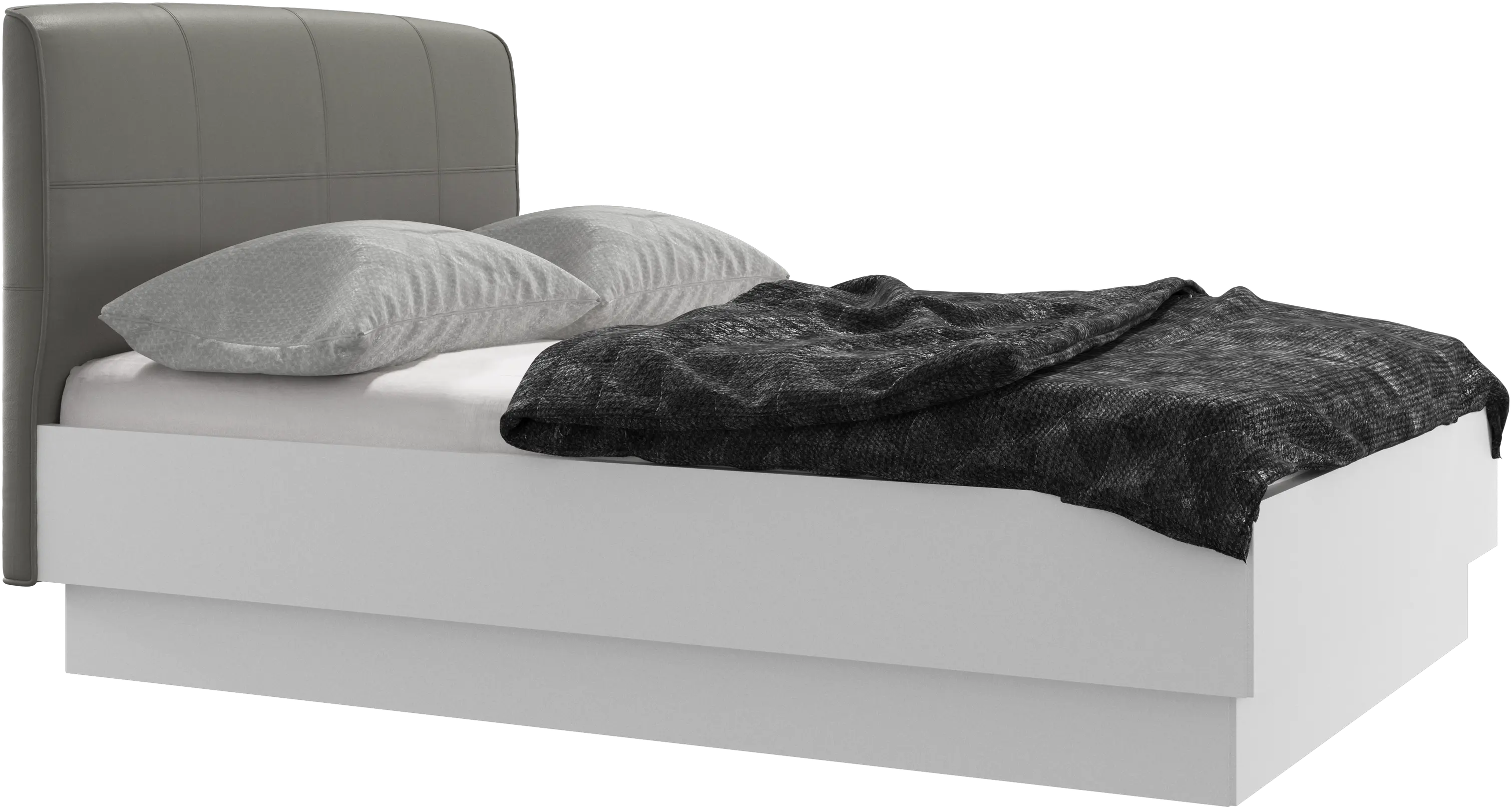 Houston, upholstered bed with storage
