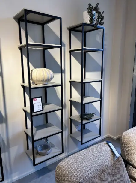Storage Bordeaux Wall System - Matt Ash and Black, x2 available