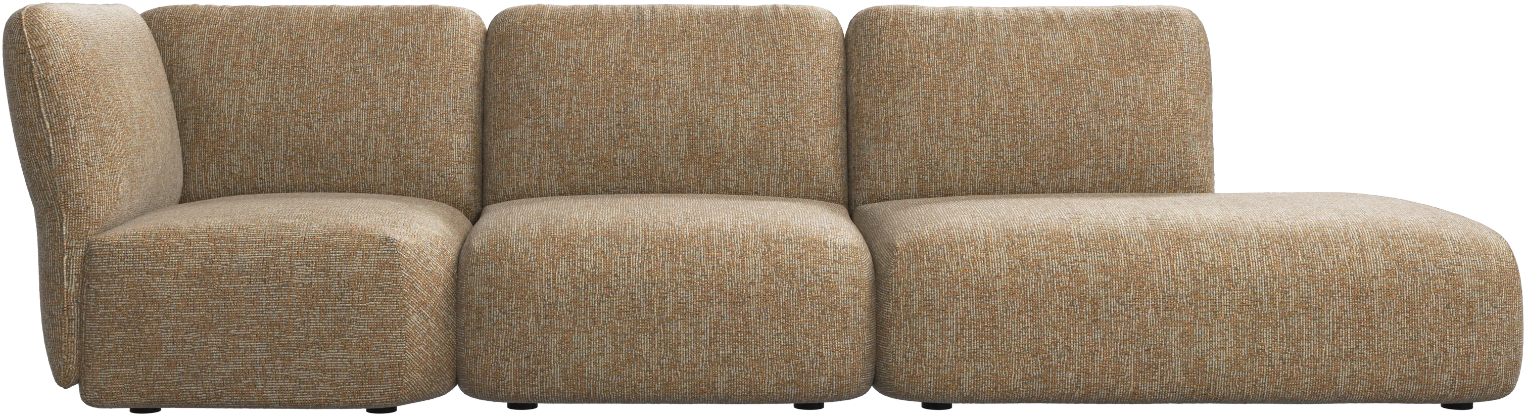 Paraggi sofa with lounging unit left