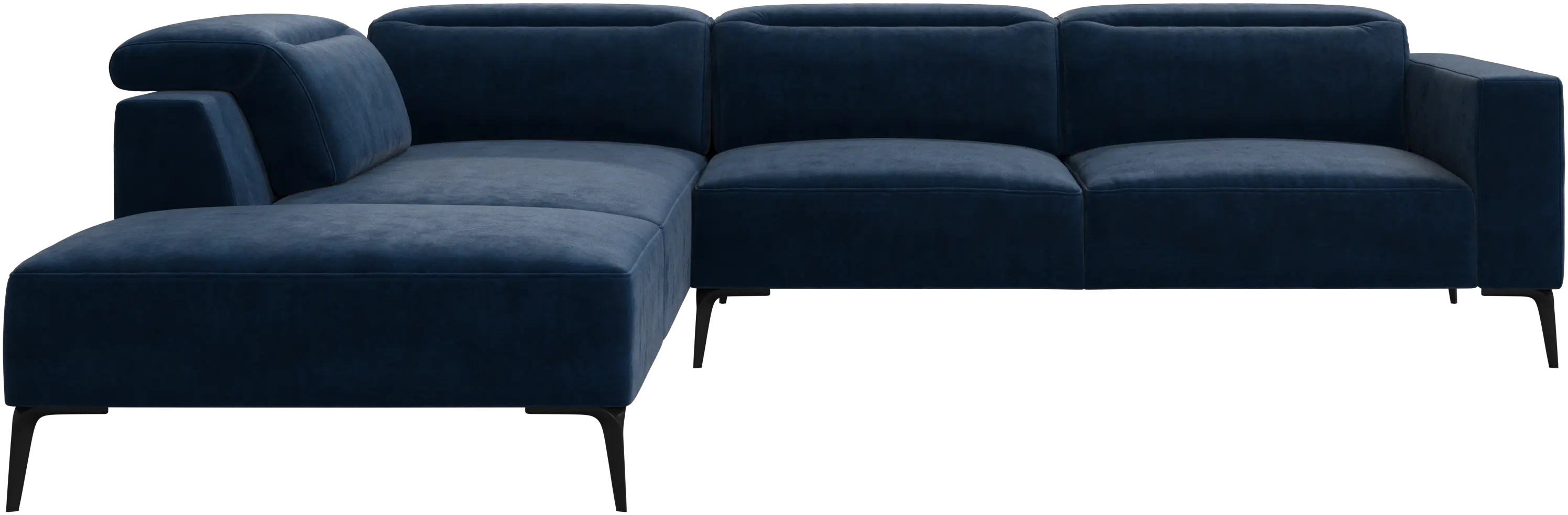 Zürich corner sofa with lounging unit