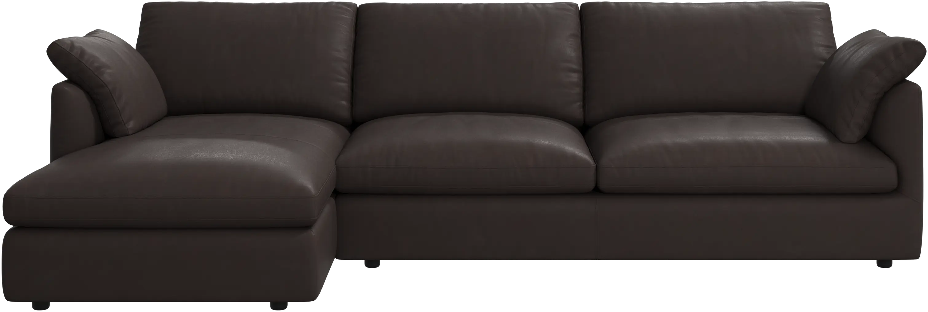 Milano sofa with chaise longue left