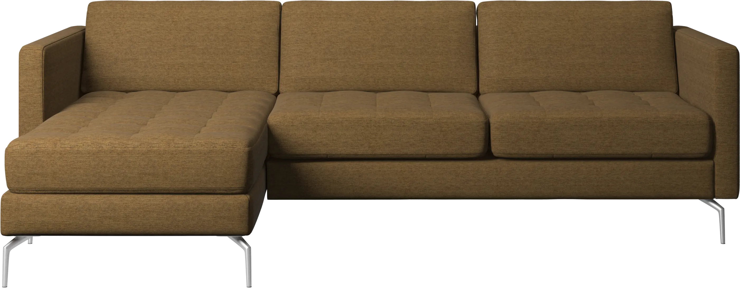 Osaka sofa with resting unit, tufted seat