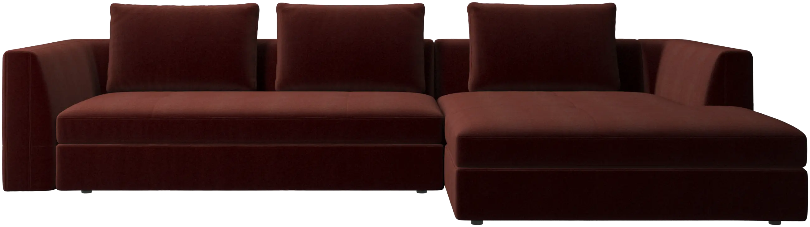 Bergamo sofa with resting unit
