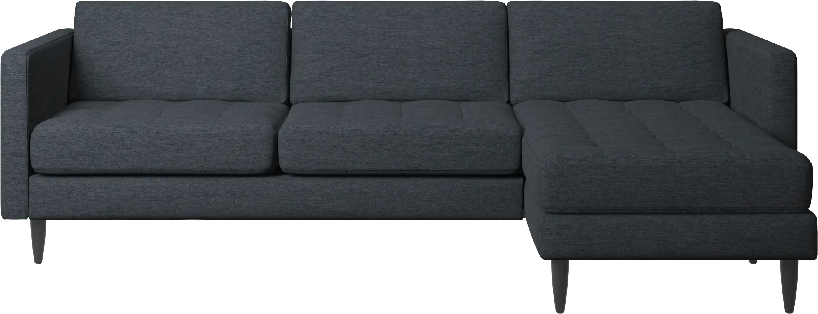 Osaka sofa with resting unit, tufted seat