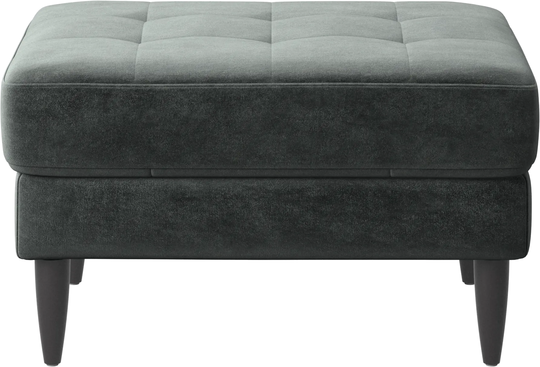 Osaka footstool, tufted seat