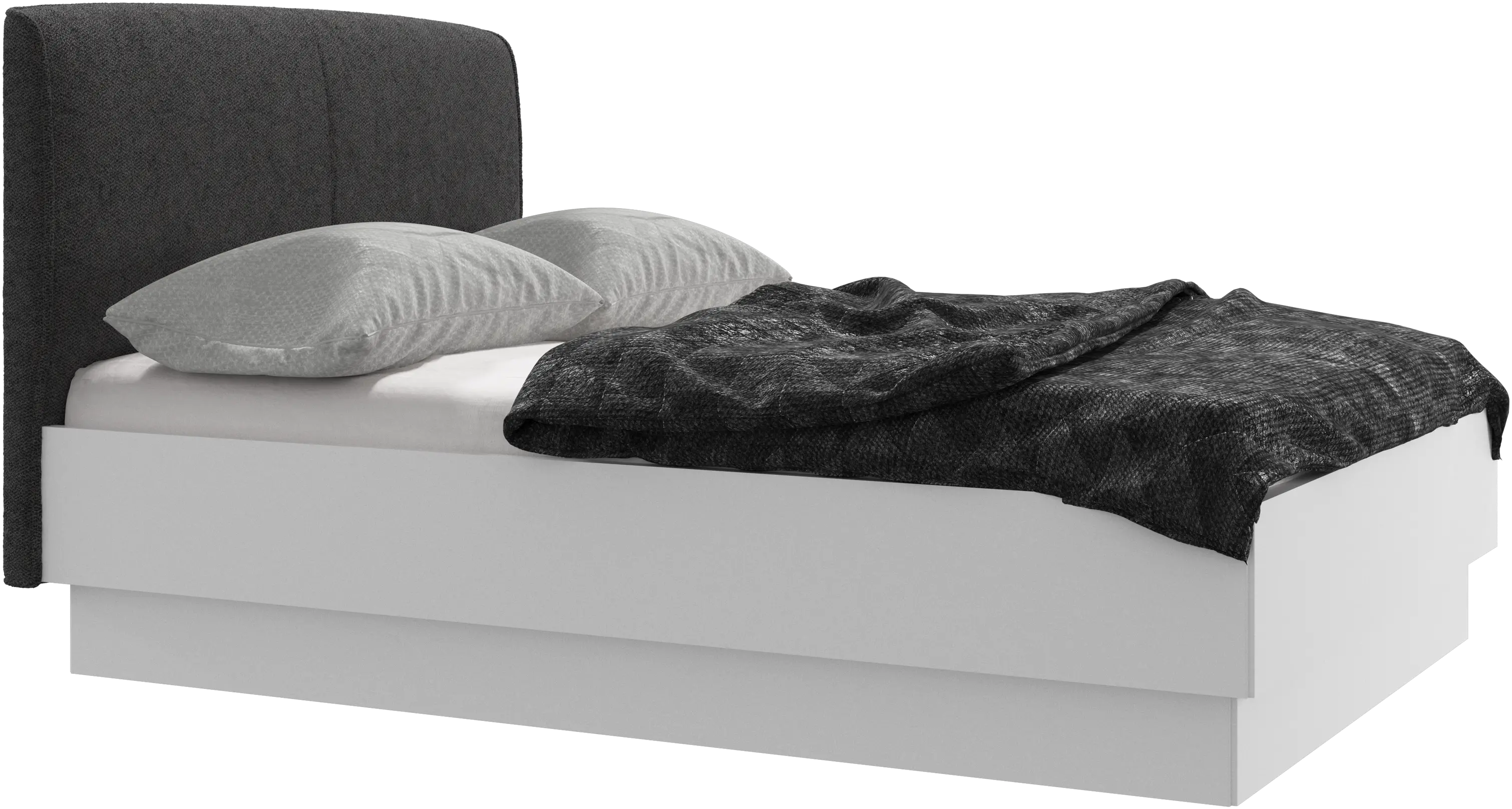 Houston, upholstered bed with storage
