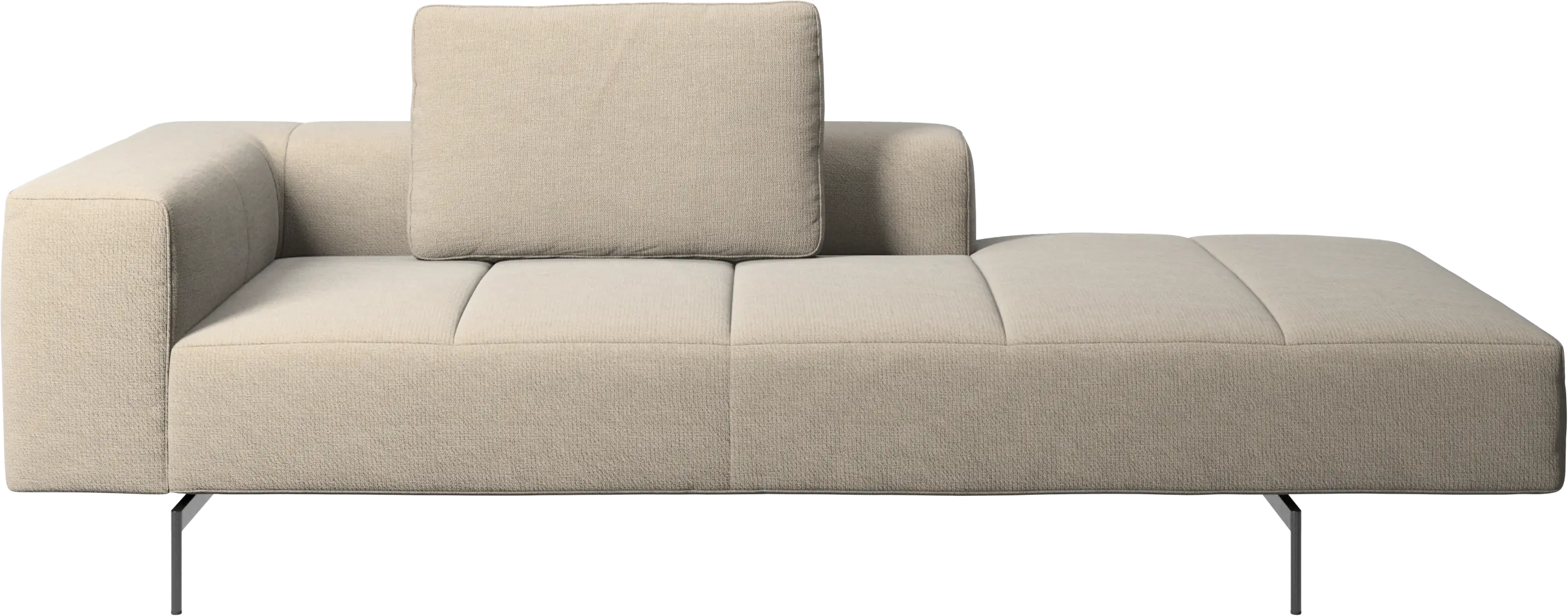 Amsterdam Iounging module for sofa, armrest left, open end right