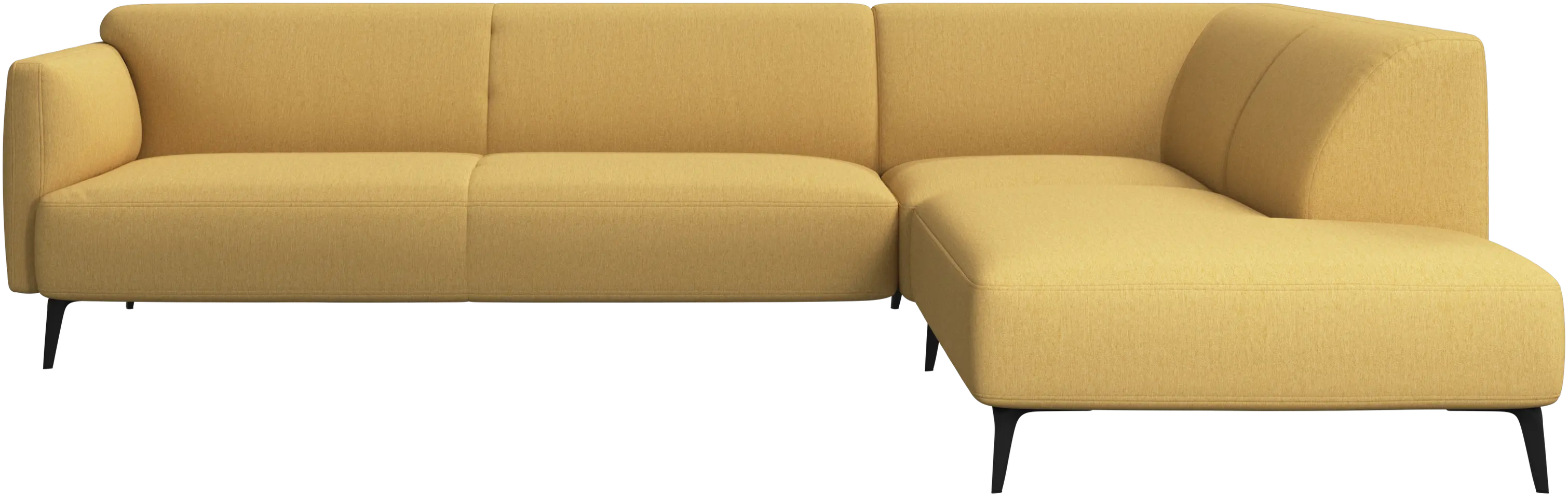 Modena corner sofa with lounging unit