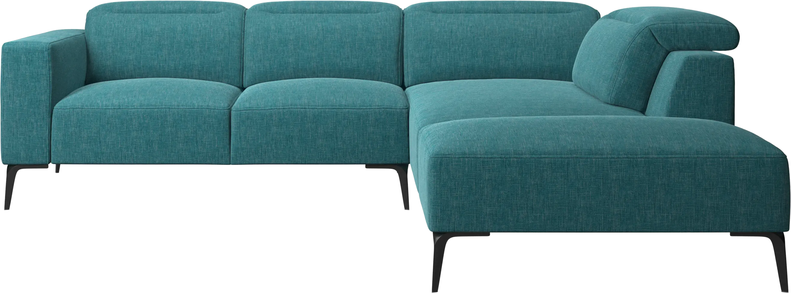 Zürich corner sofa with lounging unit