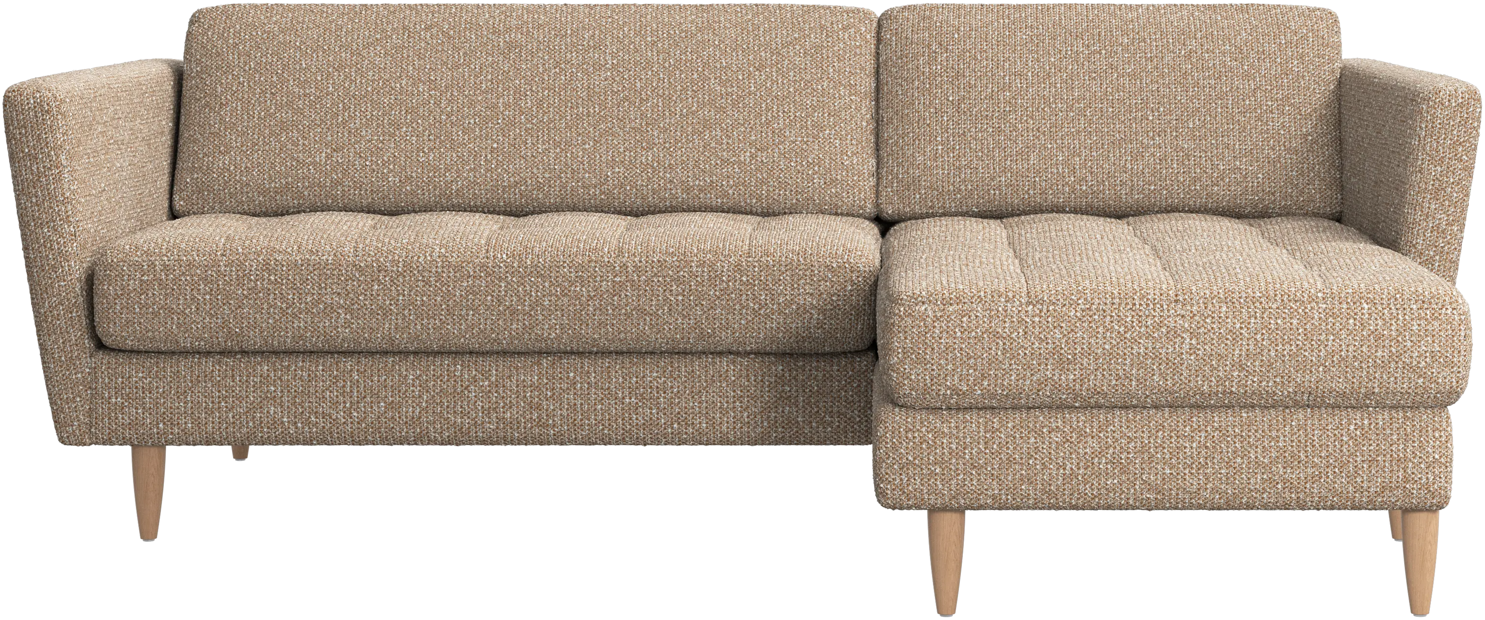 Osaka sofa with resting unit, tufted seat