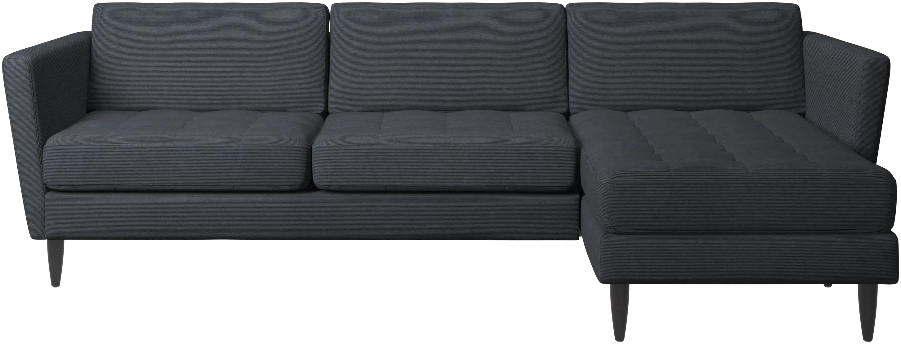 Osaka sofa with resting unit, tufted seat