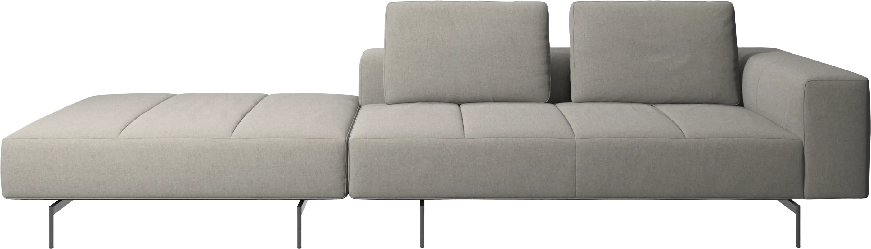 Canapé Amsterdam avec pouf sur la gauche