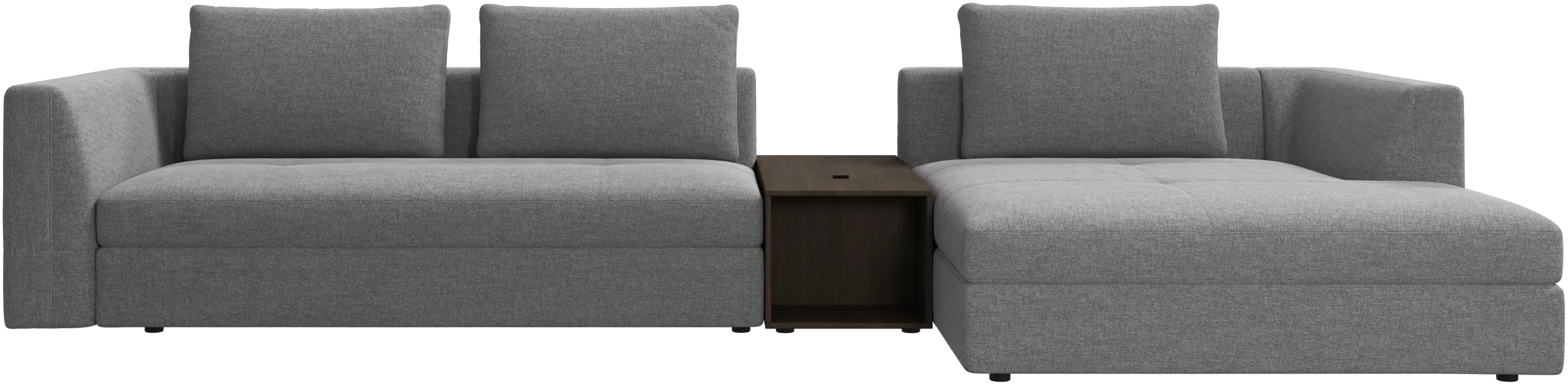 Bergamo カウチソファ(収納付き)