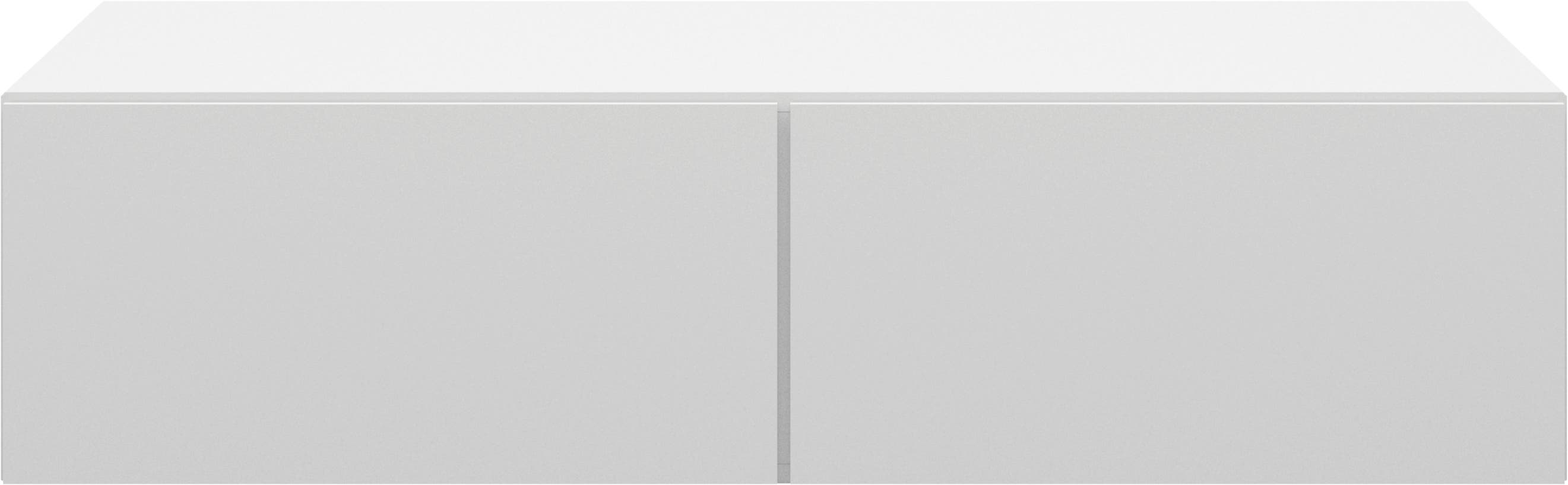 Lugano wall mounted cabinet with drop-down doors