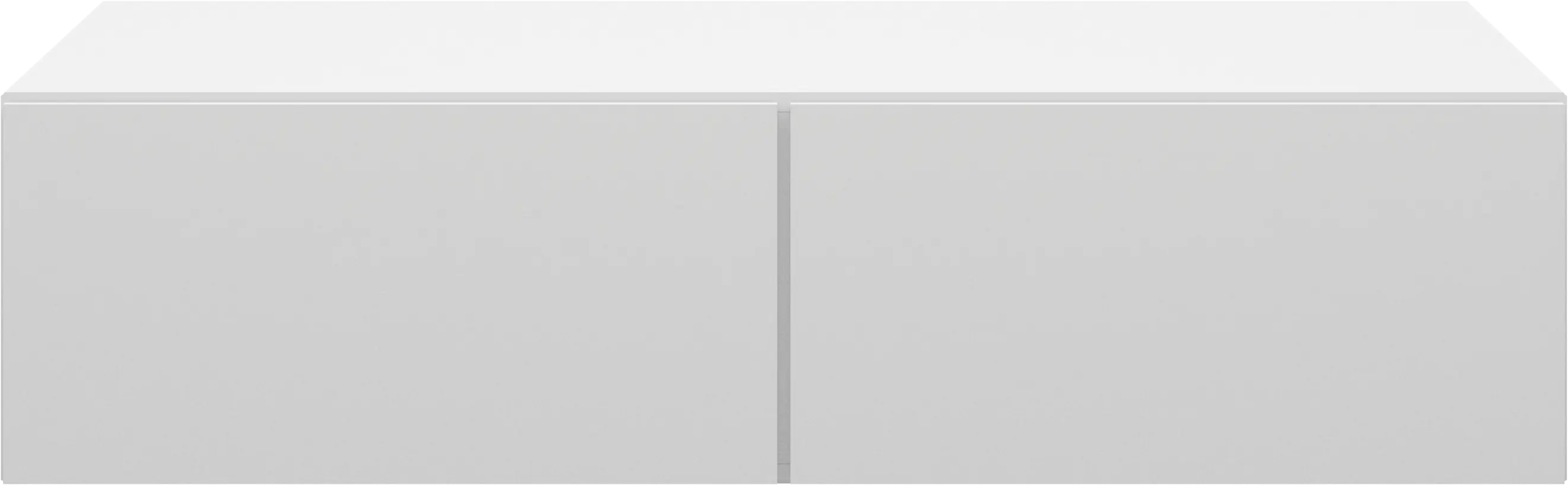 Lugano vægmonteret skab med drop down-låger